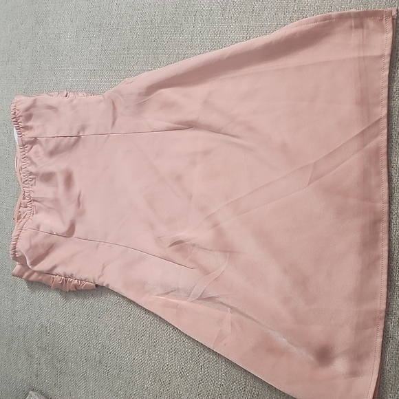 Princess Polly Strapless Satin Mini Cocktail Dress Dusty Pink nwt - Picture 10 of 12